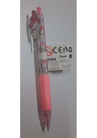 Kuromi Başlıklı Uçlu Kalem 0.7 -1 Adet 124-Pembe