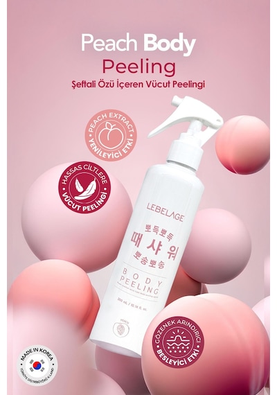 Lebelage Şeftali Özü İçeren Vücut Peelingi Lebelage Peach Body Peeling