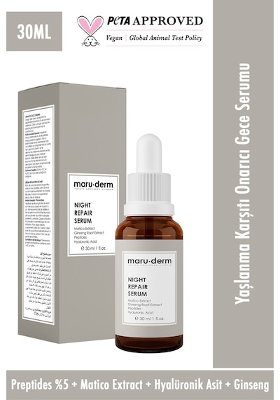 Maruderm Night Repair Gece Onarıcı Cilt Bakım Serumu 30 ML