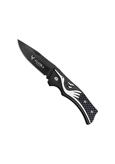 Katlanır Cep Kamp Çakısı - Karbon - Sdr-001 - Leylek Motifli Çok Renkli