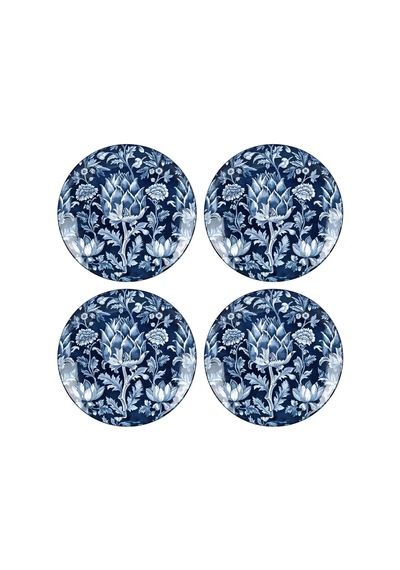 Lucky Art Lunara 4lu Seramık Tabak Setı 27cm Çok Renkli