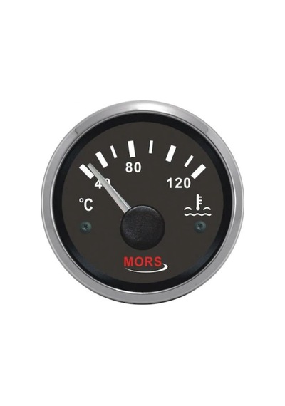 Mors Hararet 12-24V Çap 55Mm Göstergesi Siyah