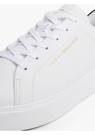 Tommy Hilfiger Chıc Platform Cupsole Patent-9557 White
