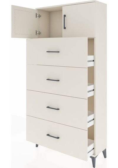 Arges Dolap Tek Raflı 4 Çekmeceli 2 Kapaklı 88x30x182 Aytaşı-... Aytaşı Arges Dolap Tek Raflı 4 Çekmeceli 2 Kapaklı 88x30x182 Aytaşı-... Aytaşı