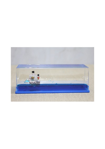 5 Adet Batmayan Gemi Alk3412 15 X 5 Cm Boyutunda Model Gemi Figür Mini Dekor Floating Boat Model