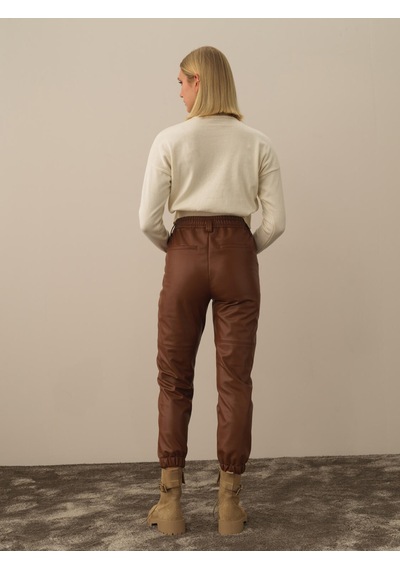 Xint Camel Pamuk Dokulu Regular Fit Pantolon 201200