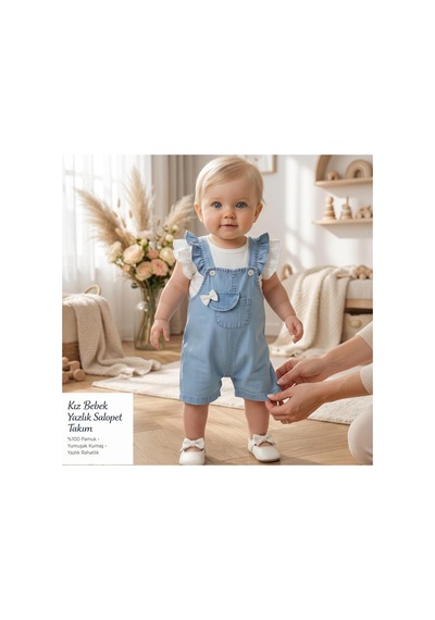 Altıntaş Baby Fırfır Kol Detaylı Cepli Alttan Çıtçıtlı Bayramlık Tulum Set Açık Mavi Açık Mavi Altıntaş Baby Fırfır Kol Detaylı Cepli Alttan Çıtçıtlı Bayramlık Tulum Set Açık Mavi Açık Mavi