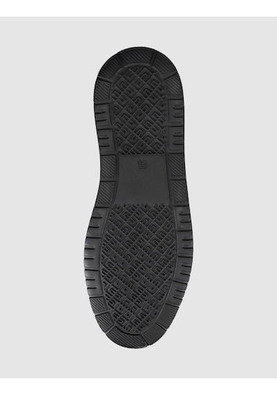Cabani Erkek Siyah Hakiki Deri Günlük Sneaker Ayakkabı