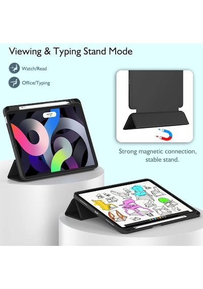 Xiaomi Redmi Pad Pro 12.2inç 2025 Uyumlu Kılıf Kalem Bölmeli Smart Case Kılıf