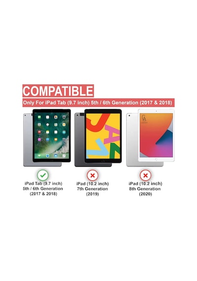 Apple Uyumlu iPad  5.nesil 9.7 İnç 2017 A1822-a1823 İle Temperli Kırılmaz Cam Ekran Koruyucu 5 Adet
