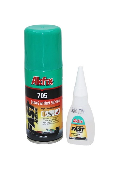 Akfix-705 Ak-3003 Ga-055 Hızlı Yapıştırıcı 100ml+25gr Brüt