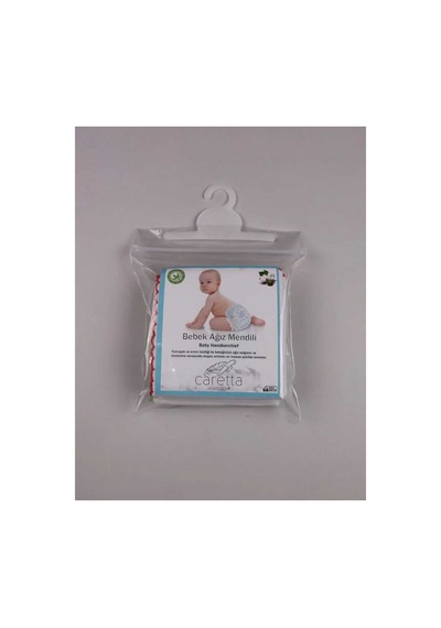 Veramoni Unisex Oyalı Bebek Ağız Mendili Ter Bezi 10lu Paket renkli