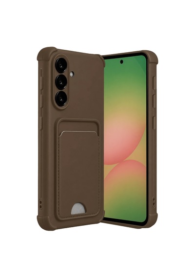 Samsung Samsung Galaxy Uyumlu A17 5g Kelvin Kartvizitli Silikon - Kahverengi Çokrenkli 11147012
