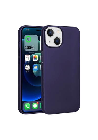 Zore Apple iPhone 15 Uyumlu Omsy Premier Silikon Kılıf-lacivert