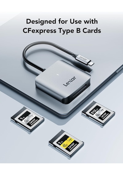 Rw510 Cfexpress Tip B Kart Okuyucu, 10 Gbps'ye Kadar, Usb 3.2 Gen 2 Cf Bellek Kartı İçin, Usb T