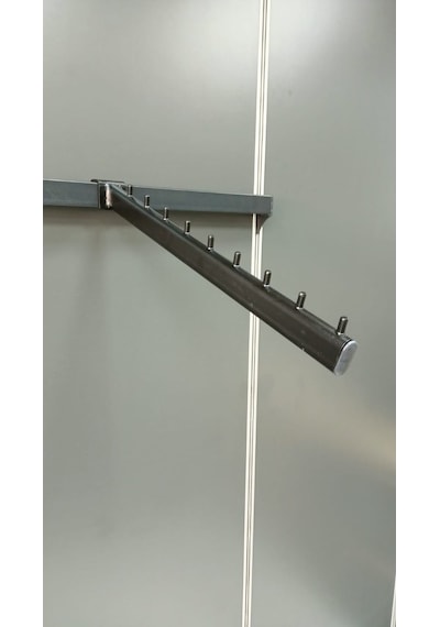 Uzmangrupraf 20X30 Kare Travers Eğimli Siyah Baston - 4'Lü Paket