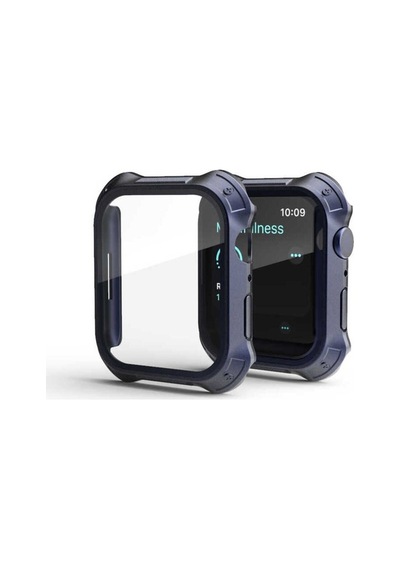 Apple Uyumlu  Watch 7 41mm Tank Zırh Kasa Ve Ekran Koruyucu Zore Watch Ga