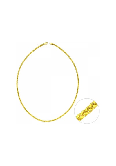 Sembolgold 45 Cm Altın Kare Spiga Zincir