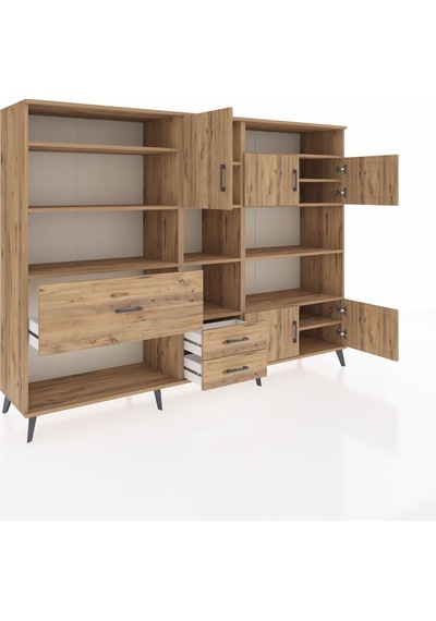 Hyperion Dolap 13 Raflı 3 Çekmeceli 5 Kapaklı 220x44x163 Çam-çam Atlas Çam - Atlas Çam Hyperion Dolap 13 Raflı 3 Çekmeceli 5 Kapaklı 220x44x163 Çam-çam Atlas Çam - Atlas Çam
