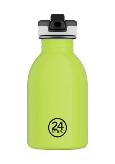 Kids Bottle Reactive Sarı/yeşil Paslanmaz Çelik Çocuk Su Matarası 250 Ml Renkli