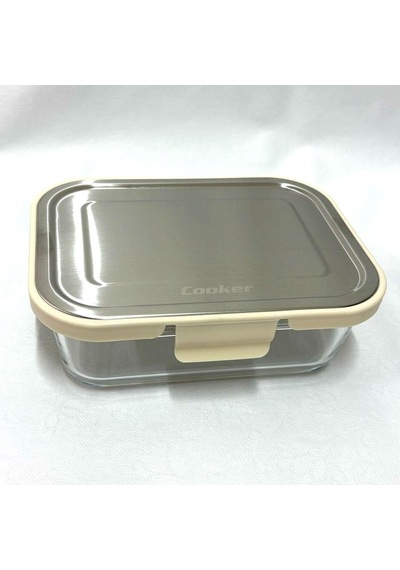 Cooker Ckr3488 Cam Saklama Kabı 1000 Ml Krem