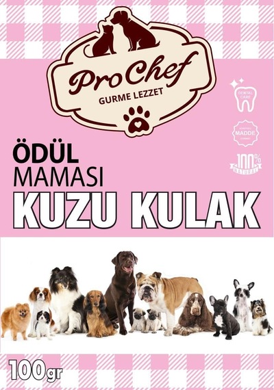 100 Gr Kuzu Kulak Doğal Katkısız Köpek Kemiği & Ödül Maması