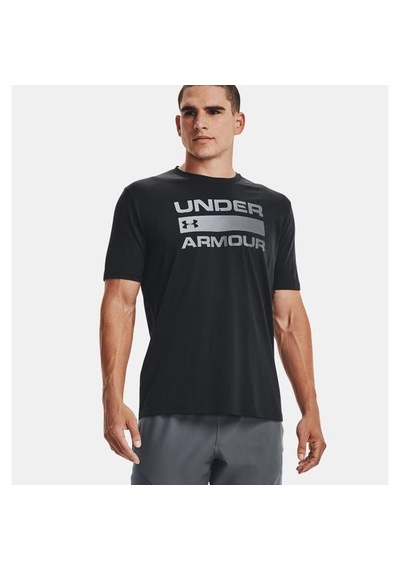 Under Armour Team Issue Wordmark Erkek Siyah Tişört Siyah