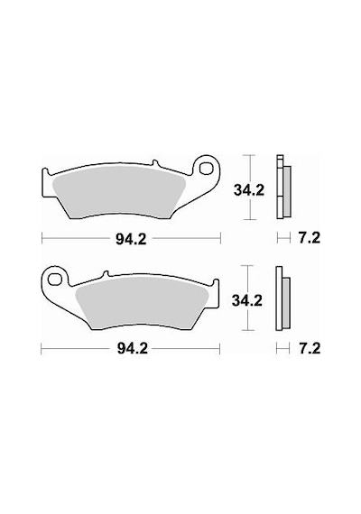 Suzukı Drz E 400 Brakıng Ön Fren Balatası 2000 - 2008