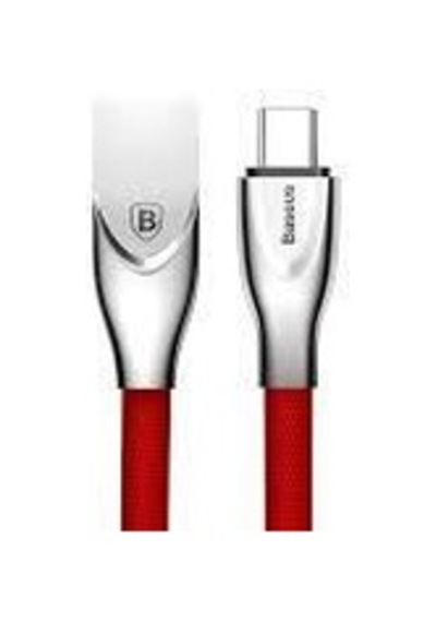 Baseus Zinc Alloy Lightning Şarj Kablosu Kırmızı 1 M