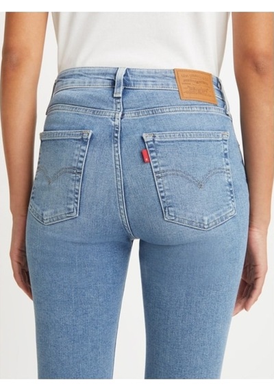 721 High Rise Skinny Kadın Jean Pantolon - Blue Wave Light Açık İndigo