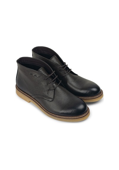 Deery Hakiki Deri Yeşil Erkek Bot - 01295myslc03