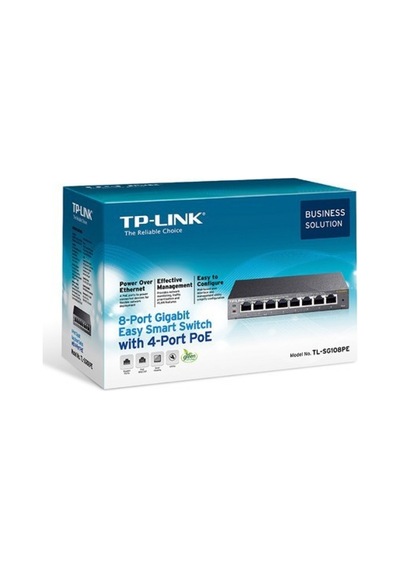 TP-LINK TL-SG108PE 8 PORT 10/100/1000 4 PORT  POE EASY SMART DESK
