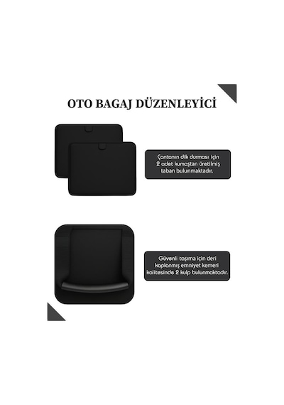 Yuga Oto Bagaj Düzenleyicisi Bagaj Çantası Tarif Edildiği Gibi