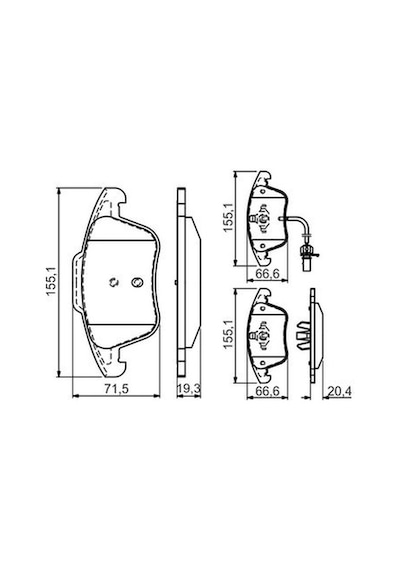 Audi A4 2.0tdı 2011-2015 Bosch Ön Balata 24705