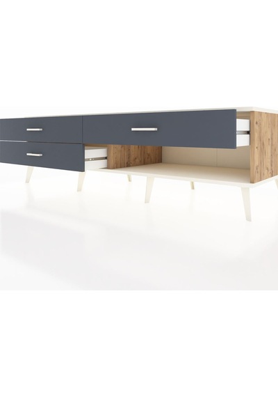 Kronos Tv Ünitesi 3 Çekmeceli 176x59x51 Çam-aytaşı/antrasit Aytası/antrasıt Kronos Tv Ünitesi 3 Çekmeceli 176x59x51 Çam-aytaşı/antrasit Aytası/antrasıt