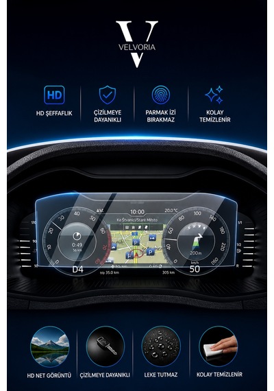 Skoda Superb Dijital Gösterge Nano Glass Ekran Koruyucu