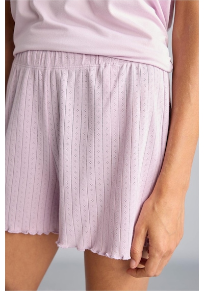 Defacto Regular Fıt Kısa Kollu 2li Pijama Takım I3482ax26aupr336 Mor-pr336