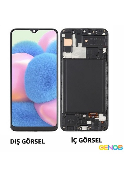 Samsung Galaxy A30s A307 Uyumlu Oled Lcd+dokunmatik+çıtalı Siyah Sn808963