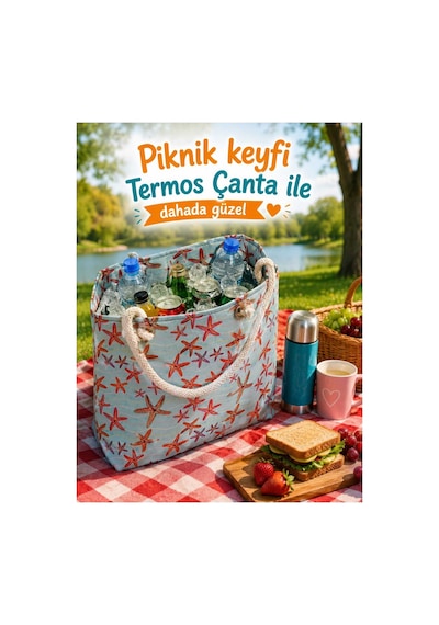 Famıly Towel Büyük Hacimli Termos Çanta Piknik, Plaj Ve Seyahat İçin Uzun Süre Soğuk-sıcak Koruma 45cm X 35 Cm 40 Litre, Su Geçirmez Oxford Kumaş Açık Okyanus Mavisi Deniz Yıldızı Retro Famıly Towel Büyük Hacimli Termos Çanta Piknik, Plaj Ve Seyahat İçin Uzun Süre Soğuk-sıcak Koruma 45cm X 35 Cm 40 Litre, Su Geçirmez Oxford Kumaş Açık Okyanus Mavisi Deniz Yıldızı Retro