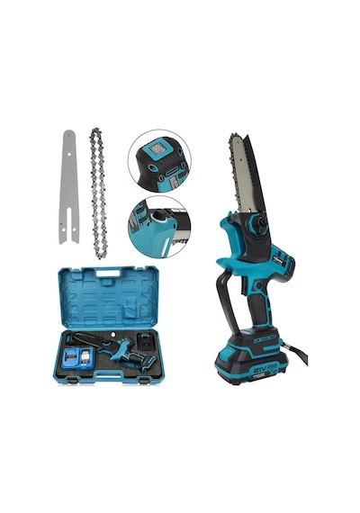 Prohummer Ph237 Şarjlı El Testeresi 15cm Pala Otomatik Yağlamalı Dijital Göstergeli