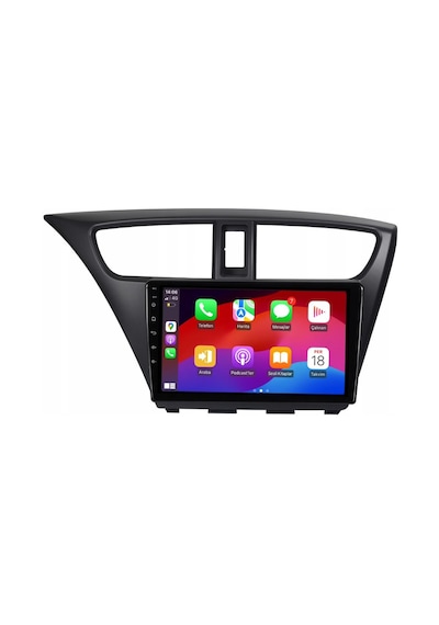 Honda Civic Hb Android Multimedya Sistemi 4-64 Cadence 2012-2014 +360 Kamera 9"