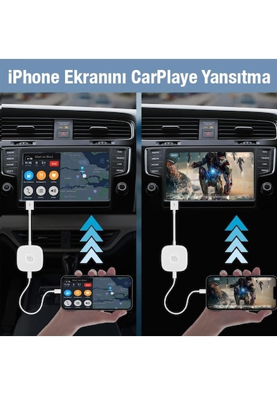 Ally Usb+ Lightning iOS Apple Uyumlu iPhone Carplay Mirror Ekran Yansıtıcı