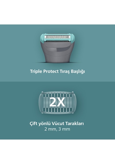 Philips Vücut Bakım 3000 Serisi Duşa Uygun, Hassas Bölge Ve Vücut