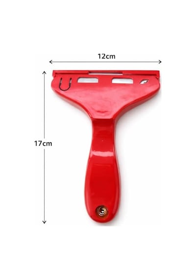 Profesyonel Cam Kazıma Bıçağı, Sk5 Çelik Keskin Uç, Abs Ergonomik Sap, 100x18 Mm, 2 Yedek Bıçaklı Cam Ve Yüze Diğer