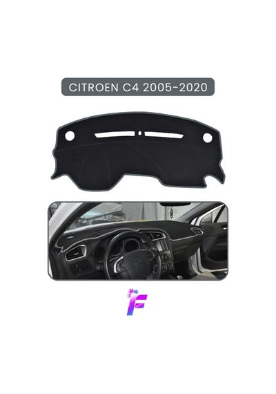 Cıtroen C4 2005-2020 Uyumlu Ön Göğüs Örtüsü Yansıma Önleyici Kolay Montaj Oto Aksesuar Ta62