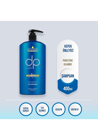 Dp Daily Perfection Bio Barrier Şampuan Kepek Önleyici Şampuan 400 ML