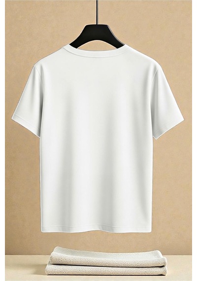 Uyguntarz Unisex The Weeknd Baskılı Tasarım Tshirt Beyaz