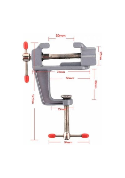 Işkence Aleti 30 MM Mengene Alüminyum Döküm Sıkma Sabitleme Aleti