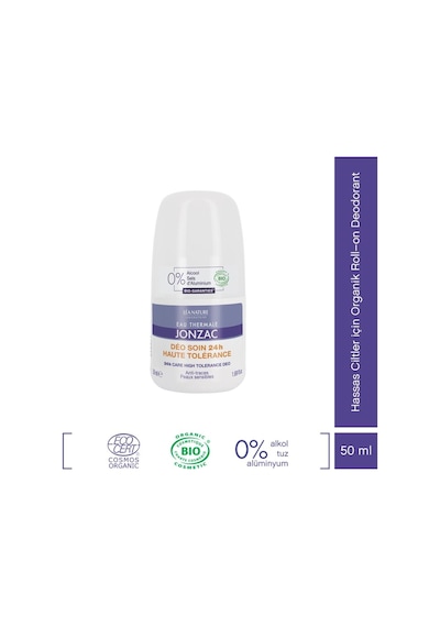 Eau Thermale Jonzac Hassas Ciltler İçin Organik Roll On Deodorant 50ml