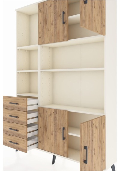 Arges Dolap 8 Raflı 4 Çekmeceli 4 Kapaklı 132x30x195 Aytaşı-çam/çam Atlas Çam/atlas Çam Arges Dolap 8 Raflı 4 Çekmeceli 4 Kapaklı 132x30x195 Aytaşı-çam/çam Atlas Çam/atlas Çam